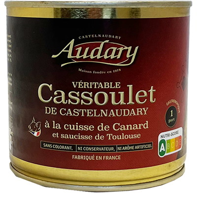 Cassoulet de Castelnaudary gastronomique . Canard . 1 part . 590g - ref. : 012734