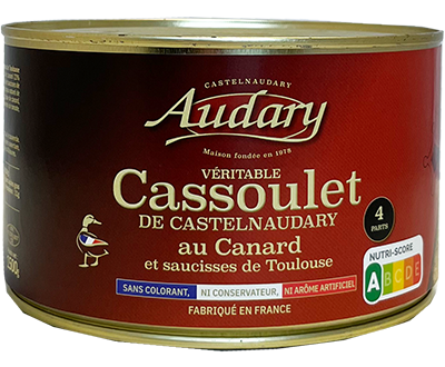 Cassoulet de Castelnaudary . Canard . 4 parts . 1.5kg - ref. : 102721