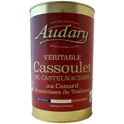 Cassoulet de Castelnaudary . Canard . 10 parts . 4,250kg . ref. 102751