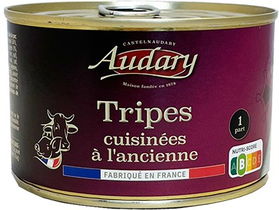 Tripes cuisinées . 1/2 parts . 400g - ref. : 304012