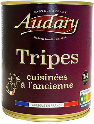 Tripes cuisinées . 3/4 parts . 800g - ref. : 304044