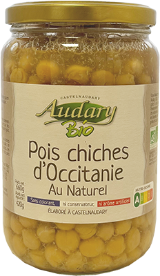 Pois chiches BIO d'Occitanie 660g -ref. : 410075